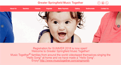 Desktop Screenshot of greaterspringfieldmusictogether.com